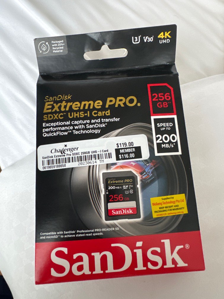 SanDisk extreme pro 256GB, Mobile Phones & Gadgets, Mobile & Gadget ...