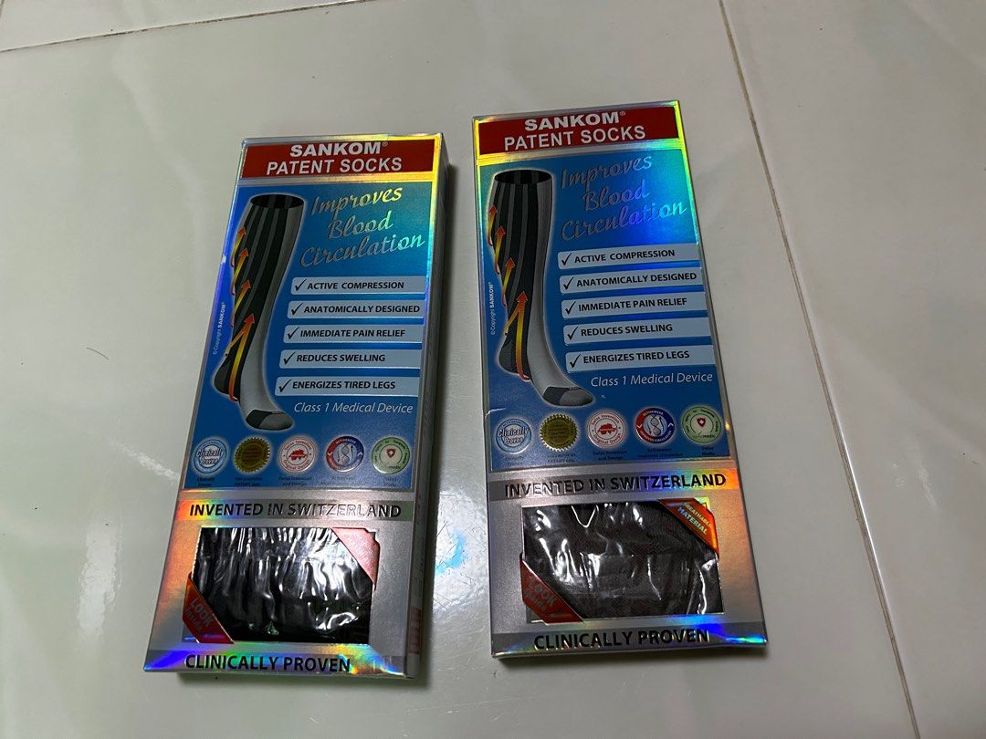 Sankom Compression Socks, Health & Nutrition, Assistive & Rehabilatory
