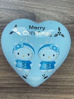 Sanrio hello kitty vintage 1999 heart shape jewellery box