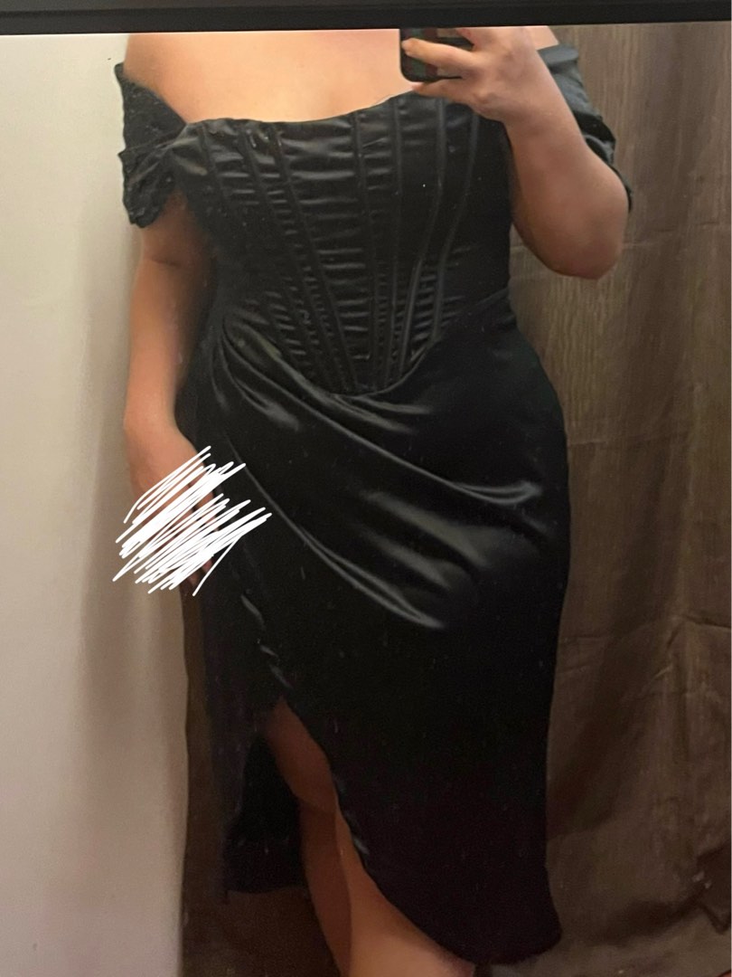 black mid calf dress boots Lace Up Size:US20 Top 10 black tube A-Line Wedding Dress