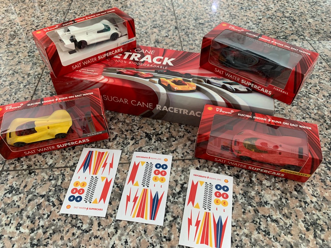 Shell Racing Toy Track Shell sugar cane track cars, Hobbies & Toys, Toys & Games on Carousell