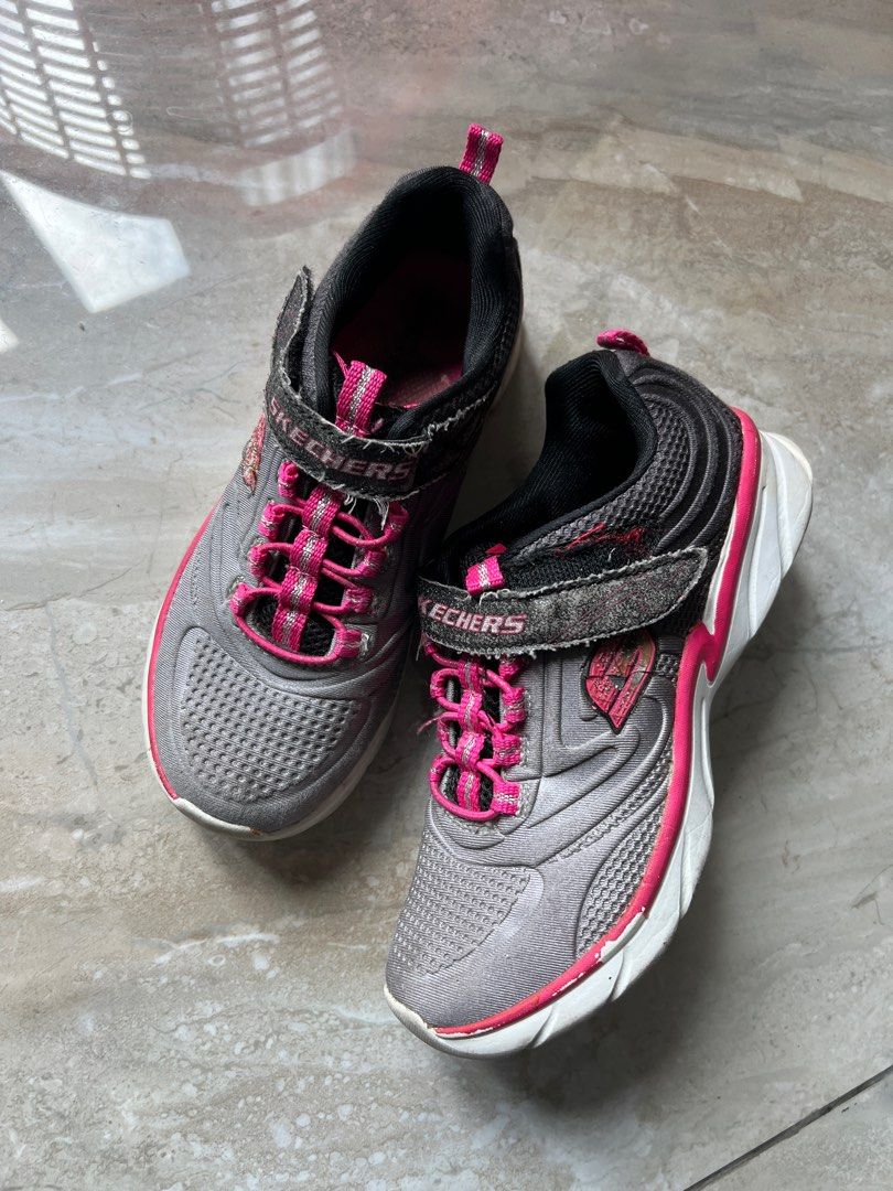 Sketchers Girls Shoes 2 3 years UK 13 Babies Kids Babies
