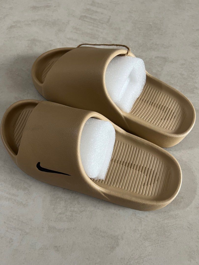 Slide Molded CALM SLIDE Rubber Sole Slippers Full Size For Men And