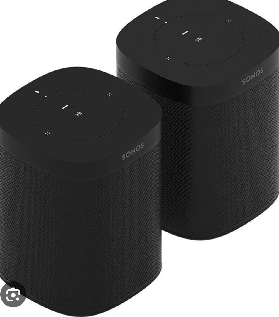 Sonos one (2nd Gen) with Sanus speaker stand., Audio, Soundbars