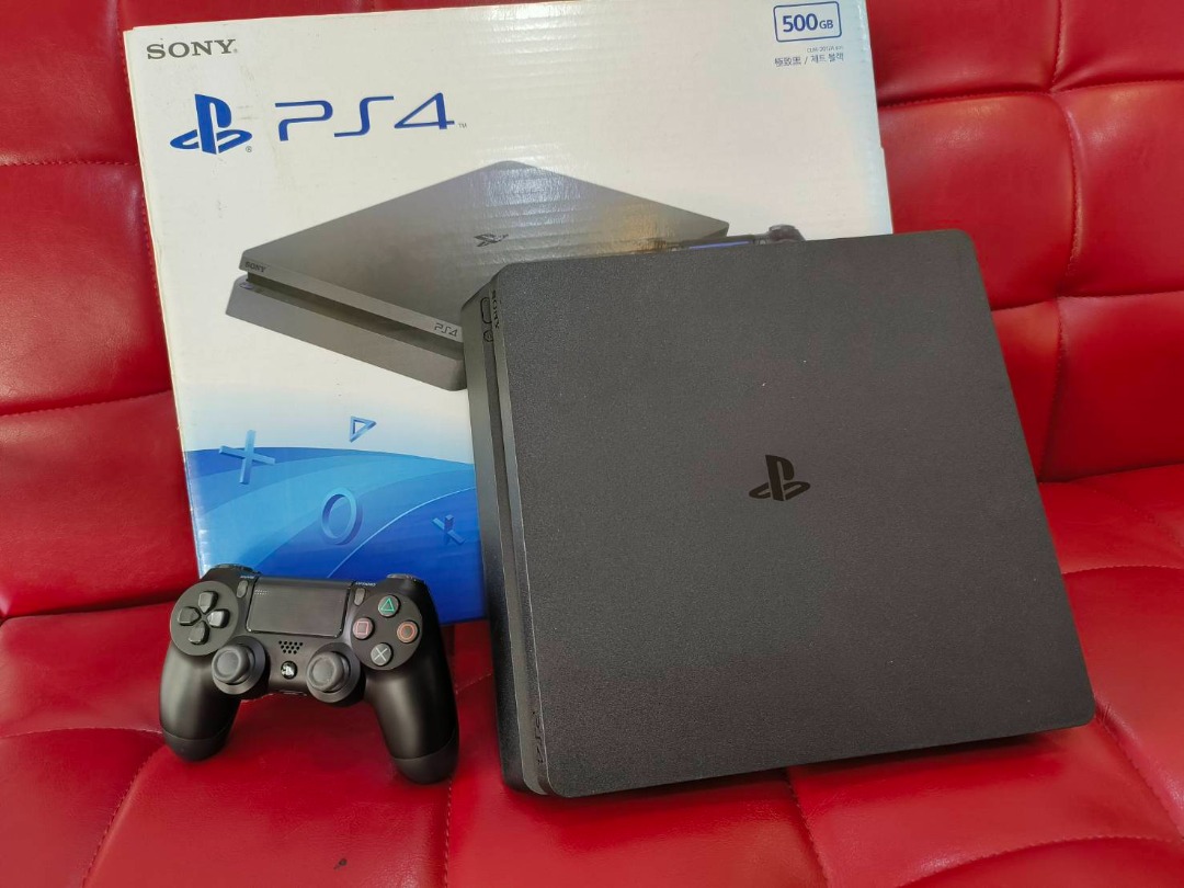 艾爾巴二手】SONY PS4 Slim 500G (CUH-2017A) 極致黑#二手遊戲機#漢口