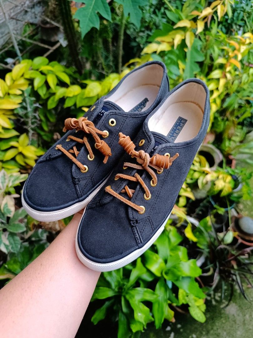 Sperry seacoast canvas outlet sneaker navy