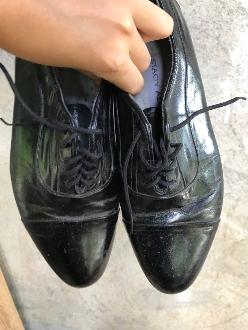 Mens Stacy Baldwin Cap Toe Lace Oxford Grey main image 1