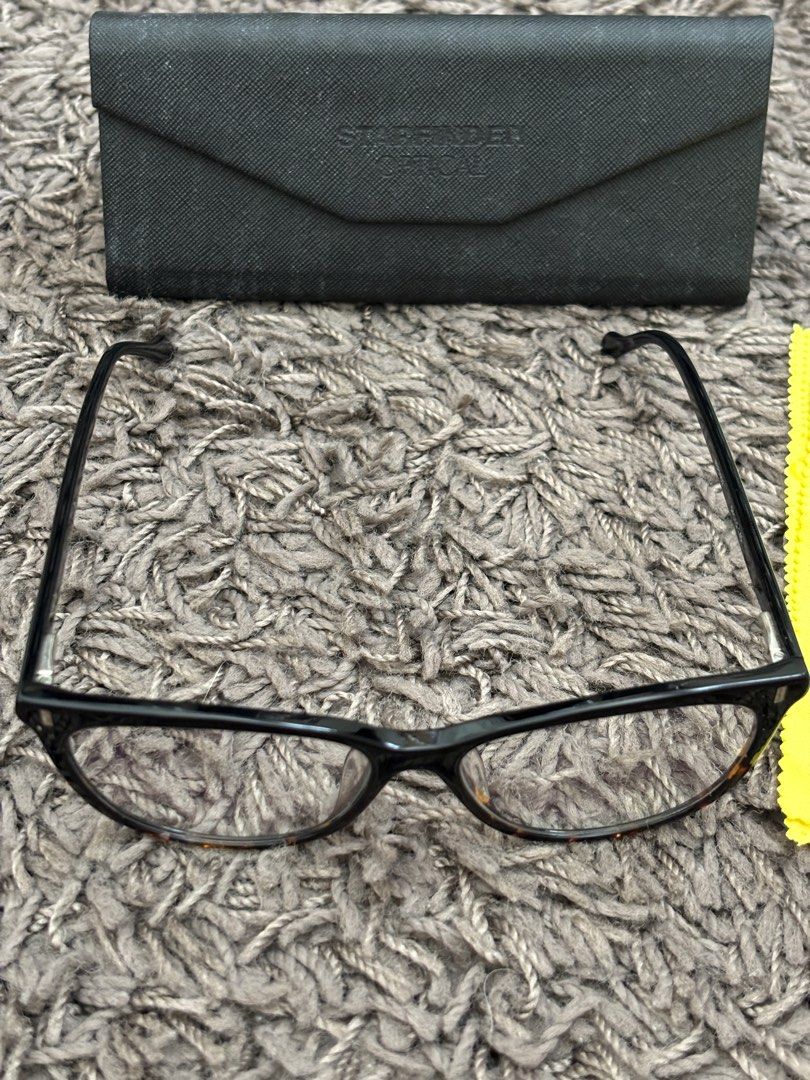 Starfinder eyeglasses (Category: Sunglasses & Eyewear) located in Rizal. Submitted by docdeclutter (Listing ID 1268886764, Image 3). Description: Replaceable lenses Tortoise frame Negotiable.
