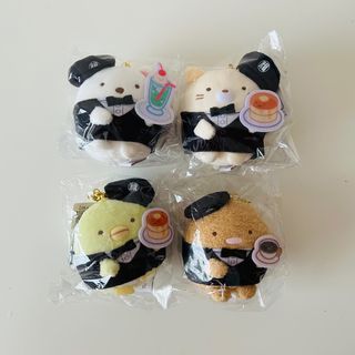 sumikko gurashi limited edition cafe collaboration keychain plush (bnwt) san-x japan sumikkogurashi