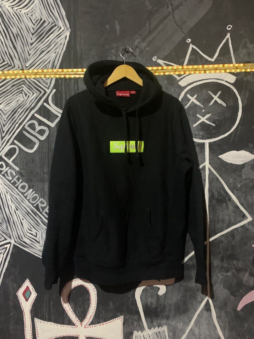 Supreme neon box logo top