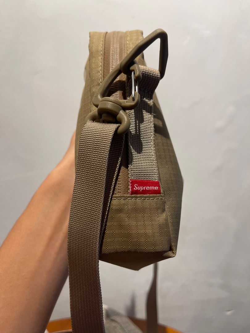 Khaki supreme best sale shoulder bag