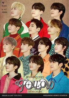 SEVENTEEN Follow to Bulacan (Bleachers Center 2 Tickets)