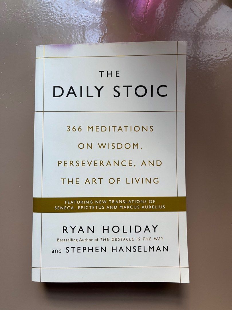 The Daily Stoic by Ryan Holiday, Hobbies &amp; Toys, Books &amp; Magazines ...