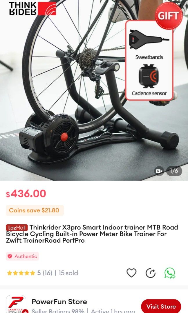 Thinkrider X3 Pro Indoor Bicycle Trainer