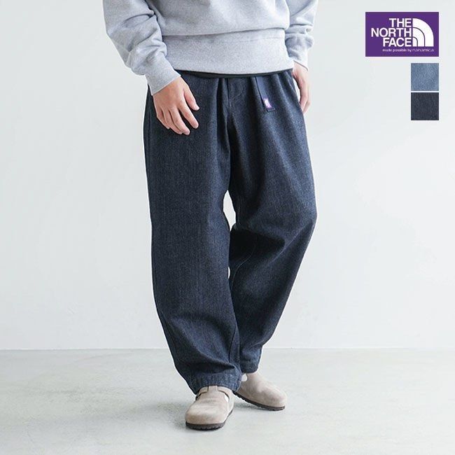 TNF 23SS Denim Wide Tapered Field Pants (Indigo), 男裝, 褲＆半截裙