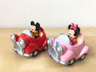 Tokyo Disney Resort Mickey & Minnie Pull & Go Cars