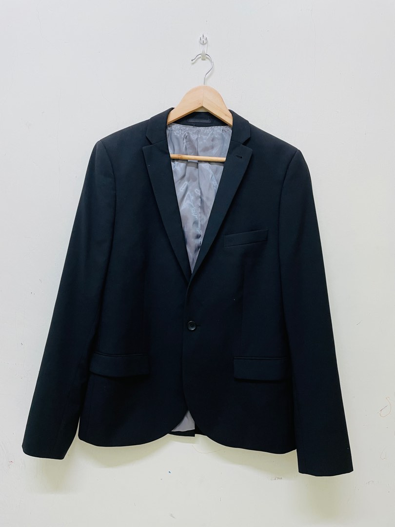 Topman black coat online