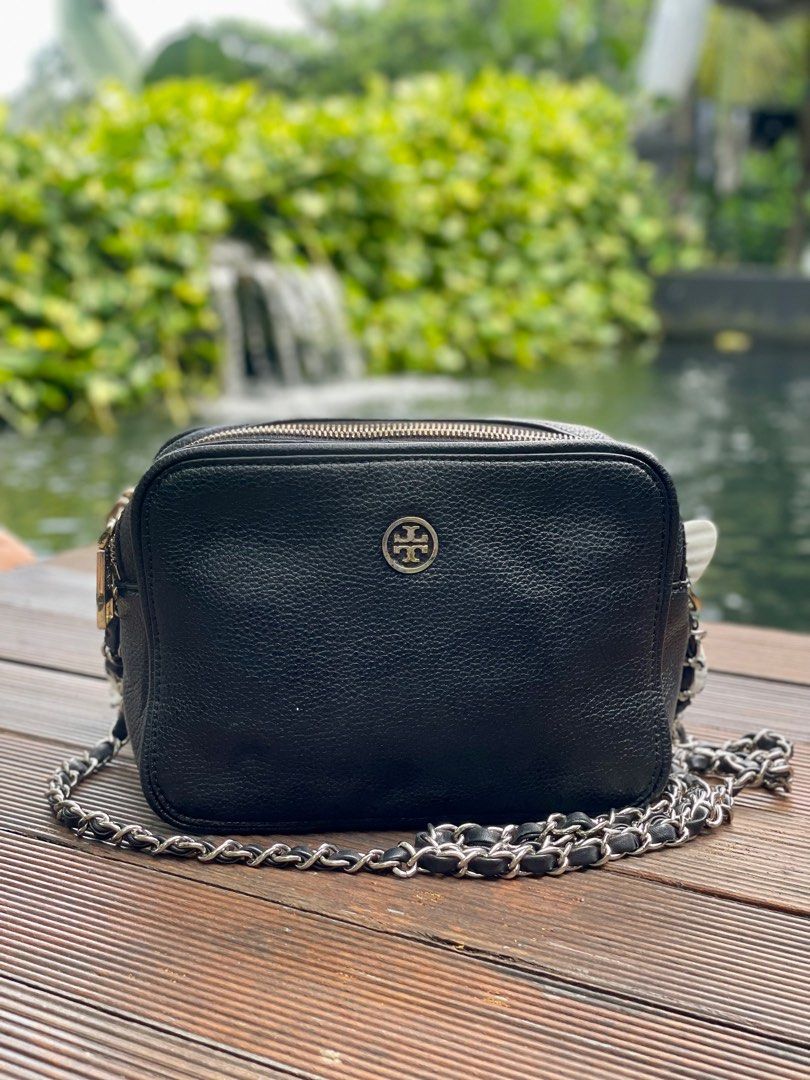 Tory burch robinson sale double zip crossbody