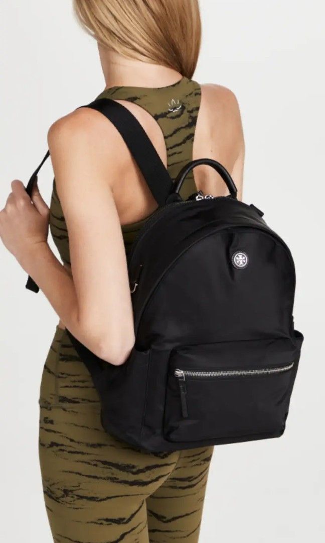 Nylon tory discount burch backpack