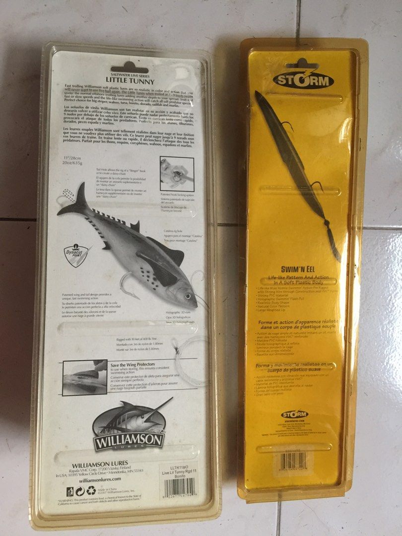 Two New lures, Sports Equipment, Fishing on Carousell