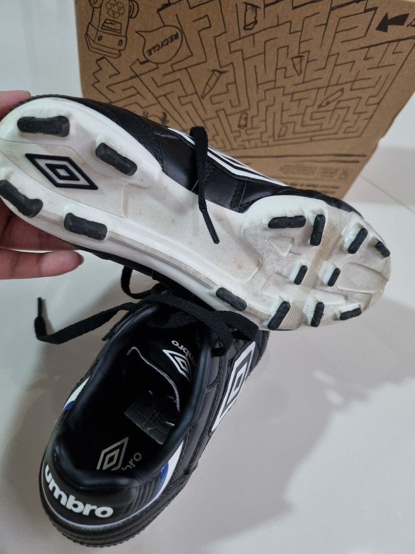 Umbro soccer boots Sports Equipment Sports Games Racket Ball Sports on Carousell
