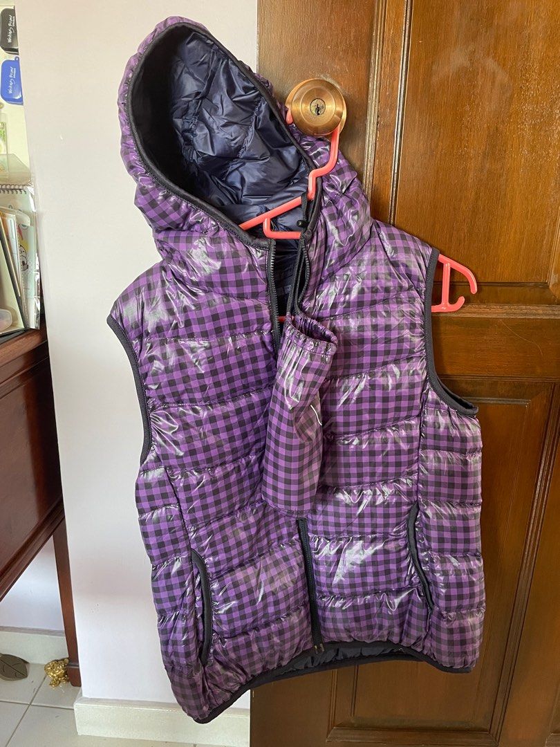 Purple on sale plaid vest
