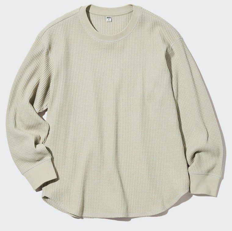 uniqlo waffle shirt women's