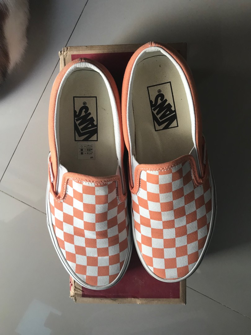Vans checkerboard discount slip on ori