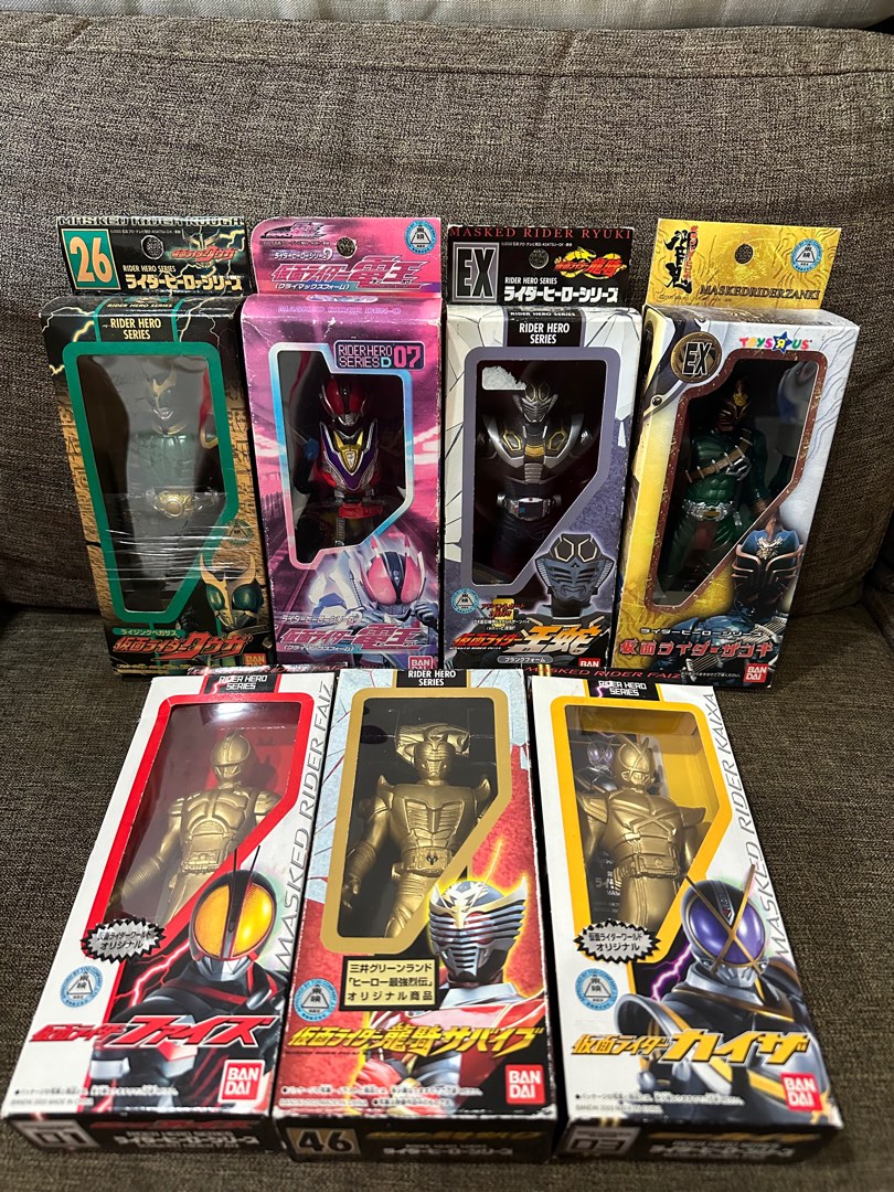 Varieties Masked Riders Sofubi, Hobbies & Toys, Toys & Games on Carousell