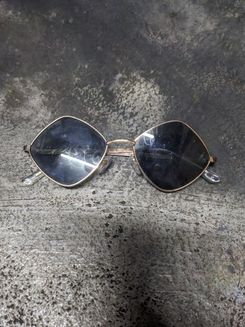 Vintage 80s 90s Irregular Grunge Sunglasses