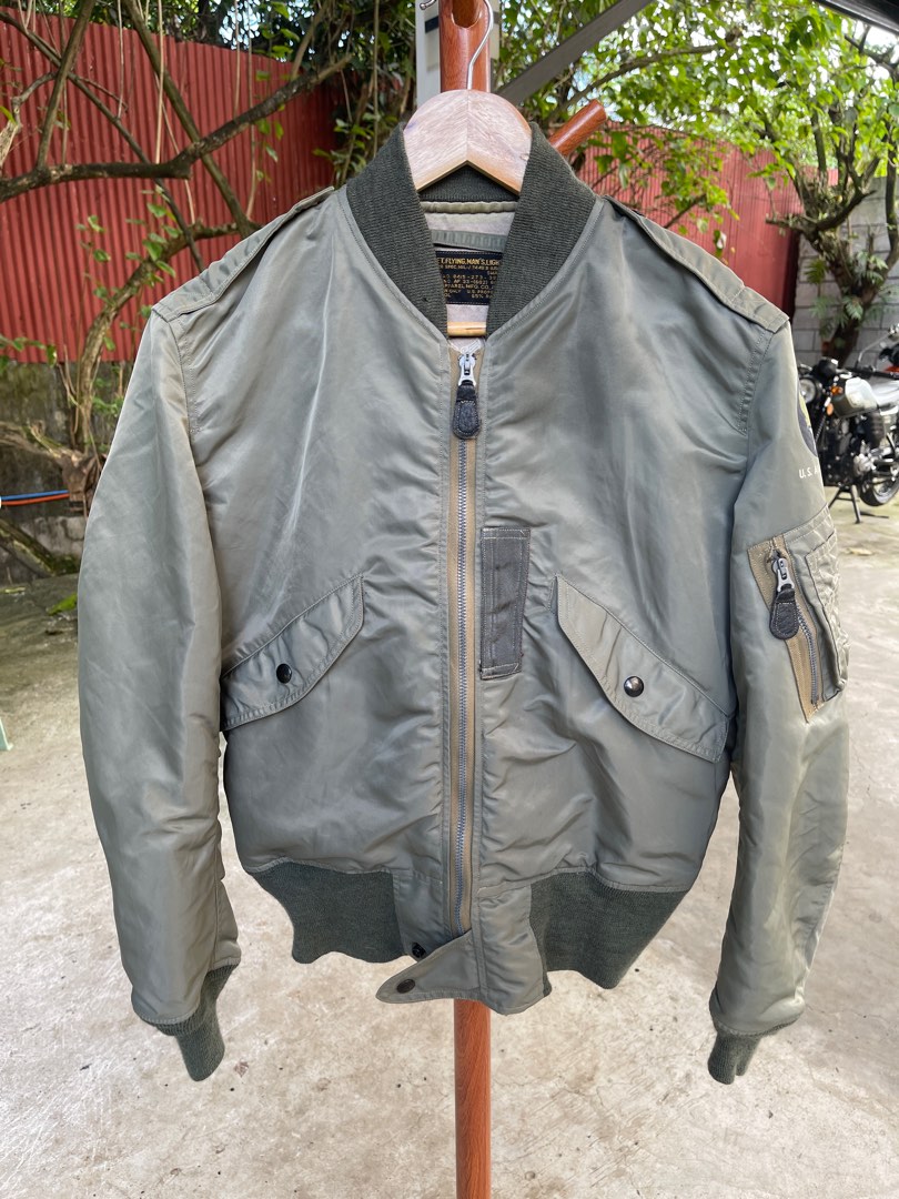 Vintage Buzz Rickson’s MA-1 Bomber Jacket Reproduction, Men's Fashion ...