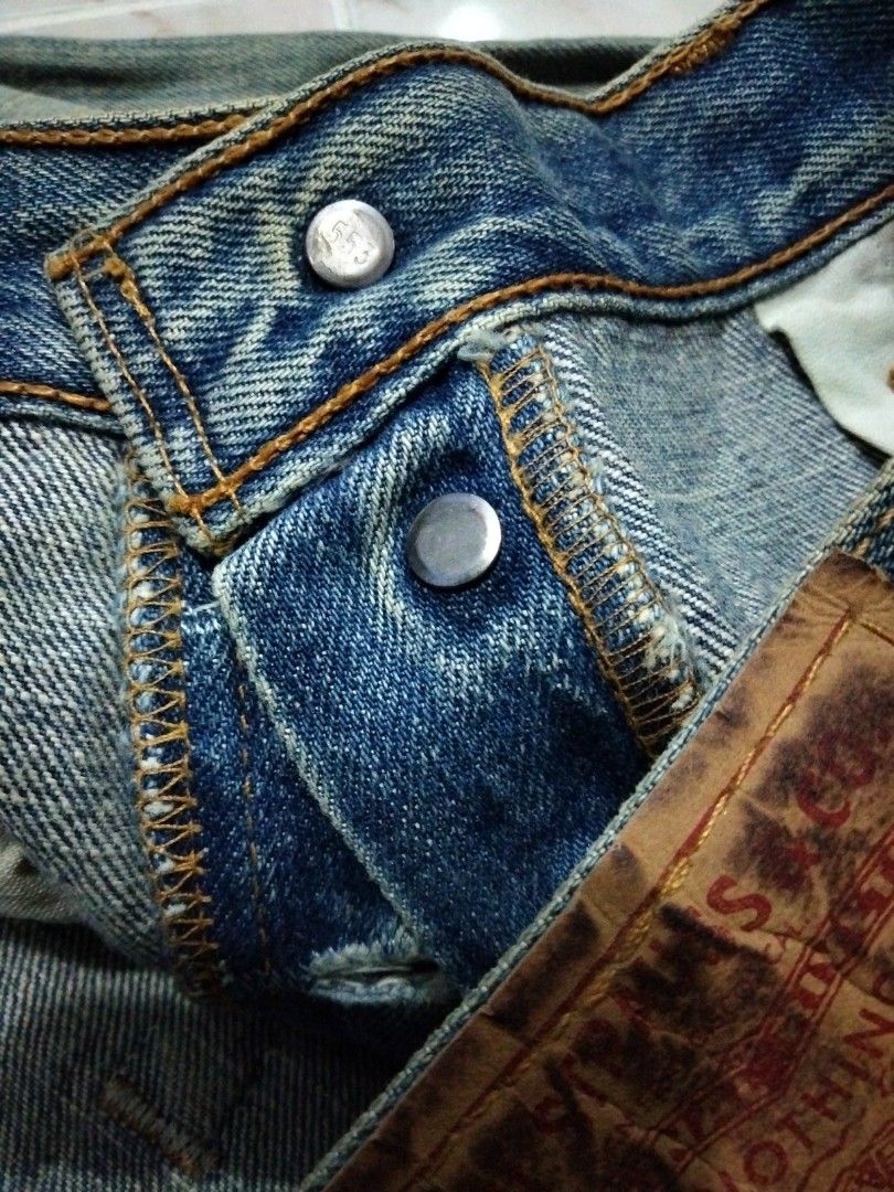 70s 80s Vintage Levis 501 Jeans 27 36 / USA Single Lock Stitch