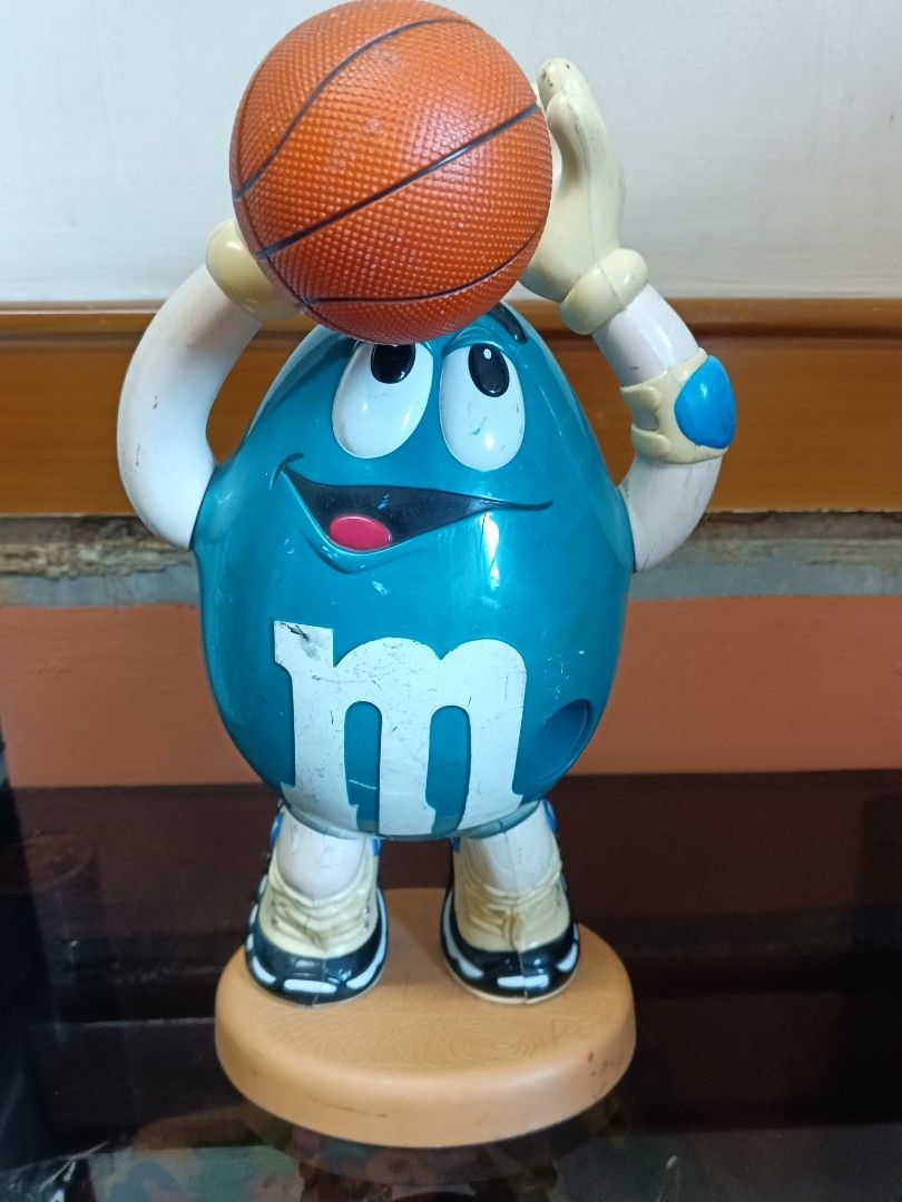 - SALE - Vintage M&M Basketball Blue Peanut Candy Dispenser Collector ...