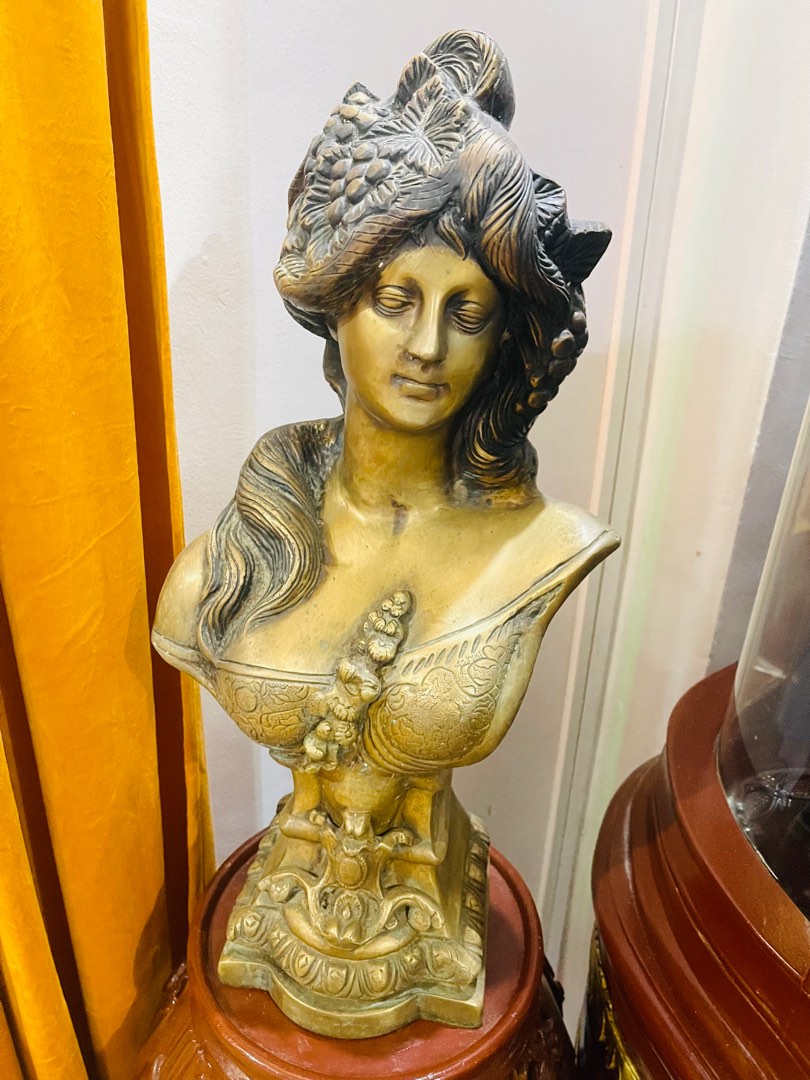 Vintage Solid Brass Statue, Furniture & Home Living, Home Decor, Other