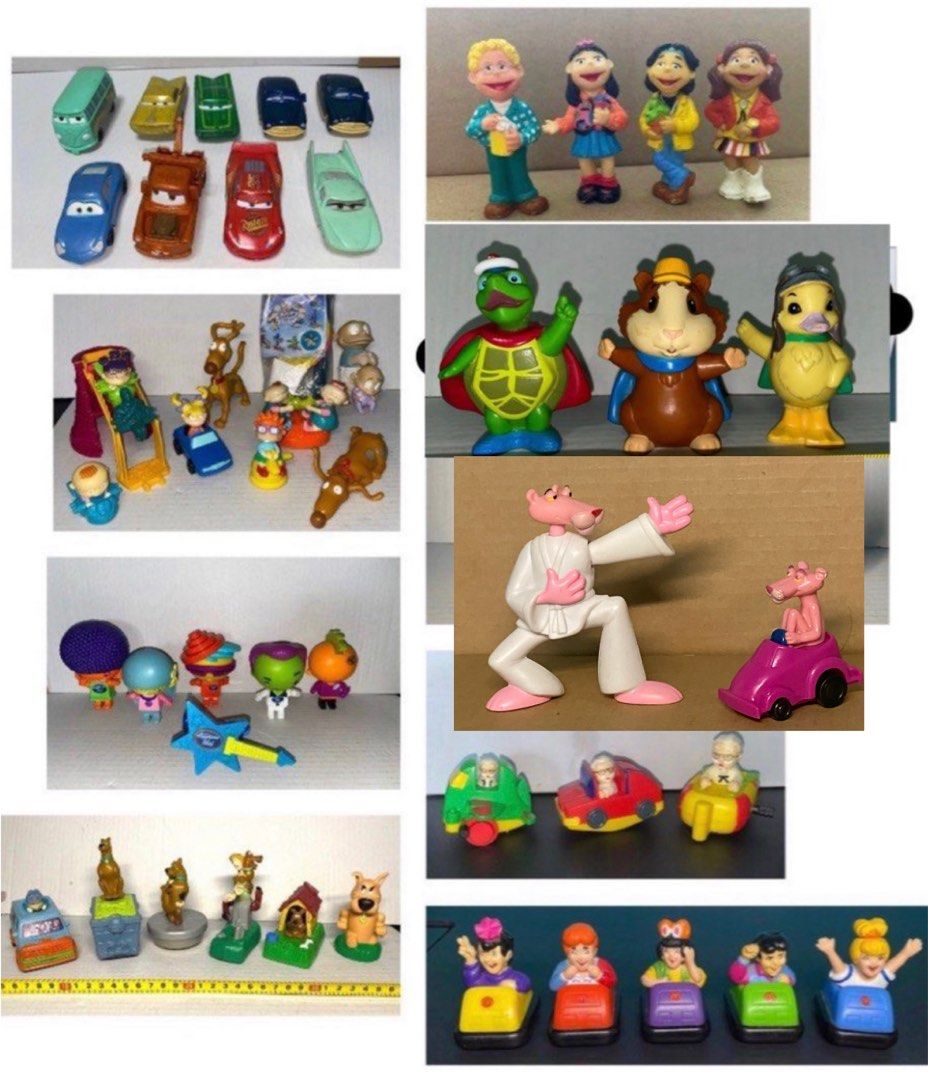 Vintage toys McDonalds / Burger King / KFC / misc Fisher Price Wonder Pets  Schoolhouse Heroes Rugrats Archies Pink Panther Scooby Doo disney cars  American idol puzzle place, Hobbies & Toys, Toys