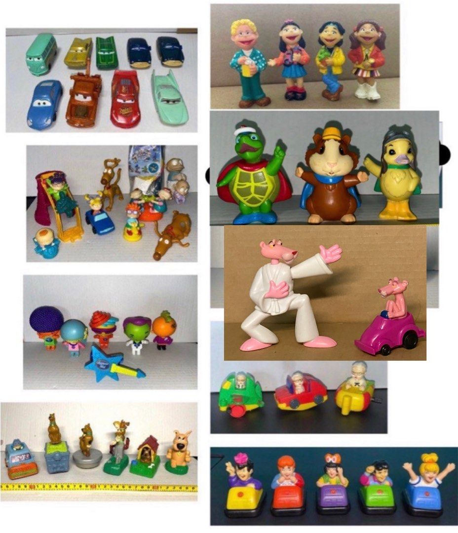 Vintage 80s-90s Kids Meal McDonald’s Burger King Kids Toys Disney  Nickelodeon