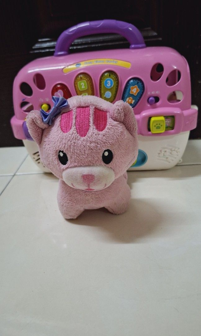 Vtech baby cosy kitten hotsell carrier