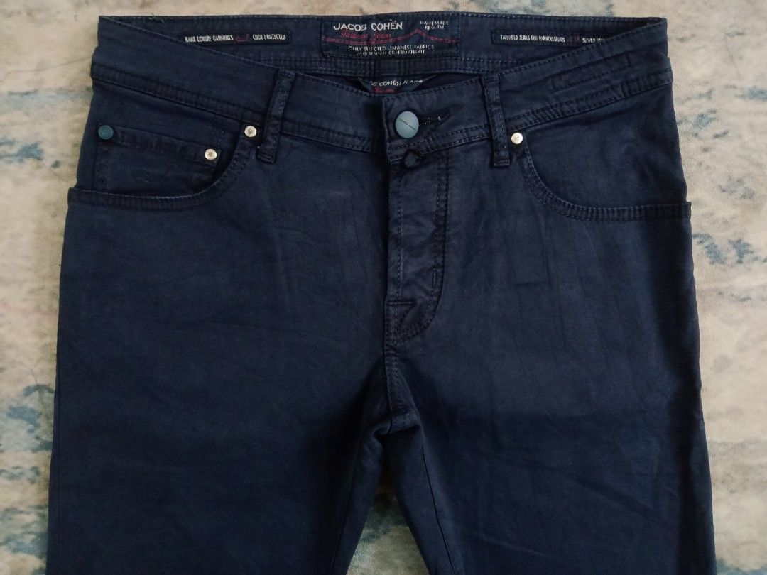 W32 JACOB COHEN MADE IN ITALY STYLE 622 PREMIUM QUALITY JEANS DENIM BUTTON FLY VINTAGE CLASSIC DESIGNER BRAND TROUSER RARE