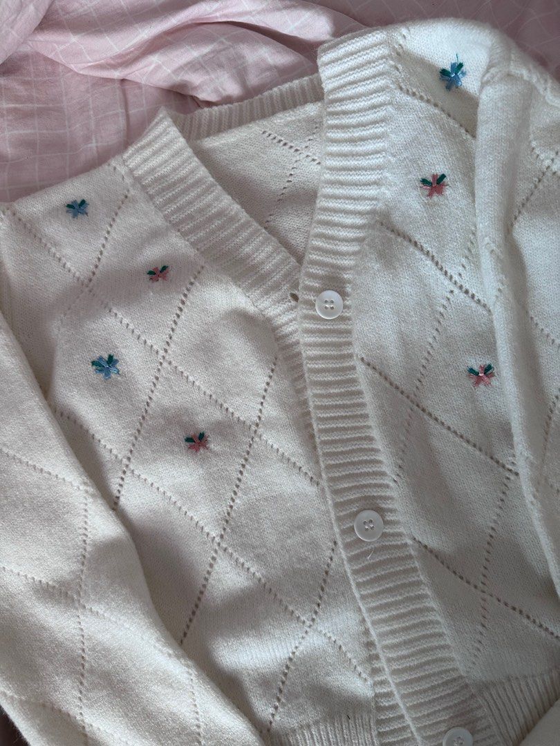 White floral cardigan online