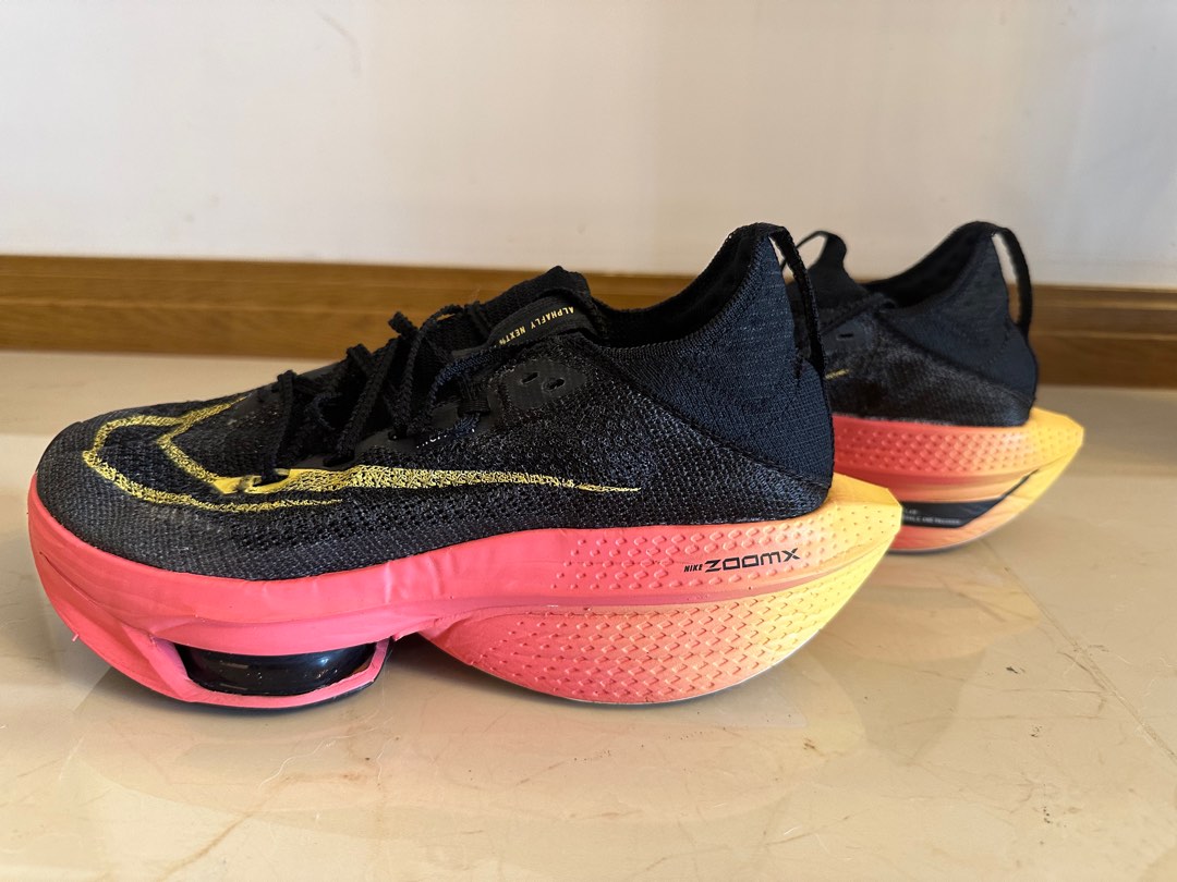 Woman US8 Nike Air Zoom Alphafly NEXT 2 Black Sea Coral