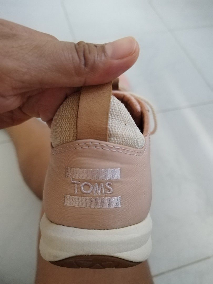 Womens Toms Cabrillo Rose Textile Lace Up Out Door Ladies Walking