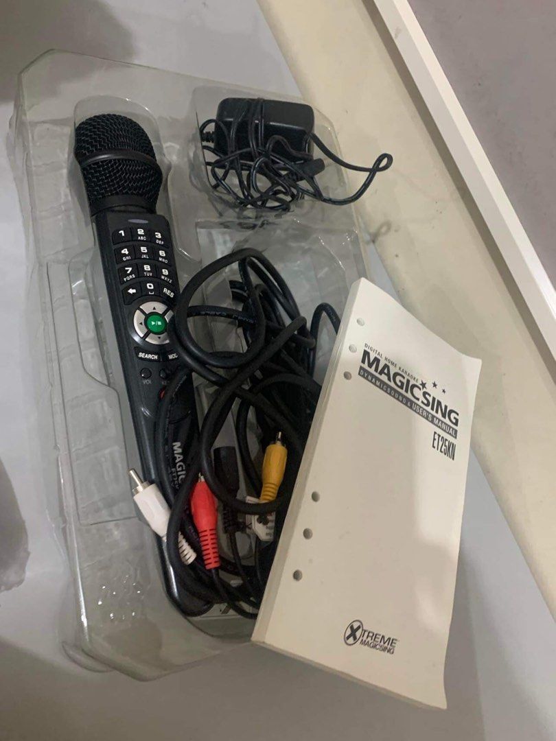 Xtreme Magic Sing Karat Smart Videoke (Category: Microphones) located in Quezon City. Submitted by zusessentials (Listing ID 1268954561, Image 1). Description: Xtreme Magic Sing ET25KN-BT Karat Smart Videoke For Sale: Php 5,500 Original Price is Php 10,900 Price still negotiable CLICK PHOTOS FOR MORE DETAILS Payment via Gcash or Bank Transfer Courier via Angkas Padala Lalamove Shipping fee will be shouldered by the buyer. No Return No Refund Poli