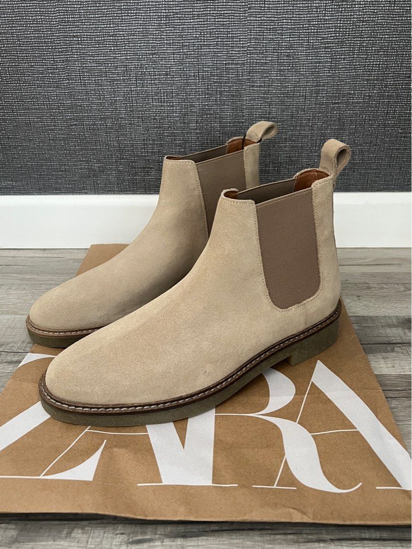 Zara Man Boots Sued New Men s Fashion Footwear Boots on Carousell