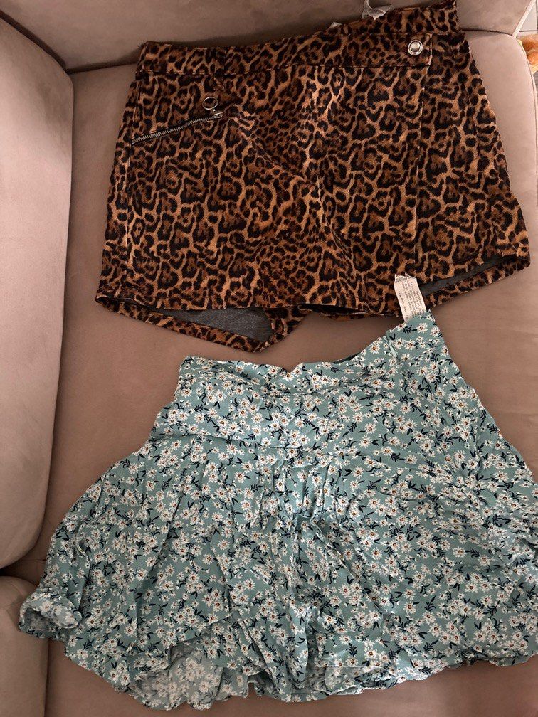 BNWT] ZARA Leopard Print Skort (Size XS), Women's Fashion, Bottoms, Skirts  on Carousell