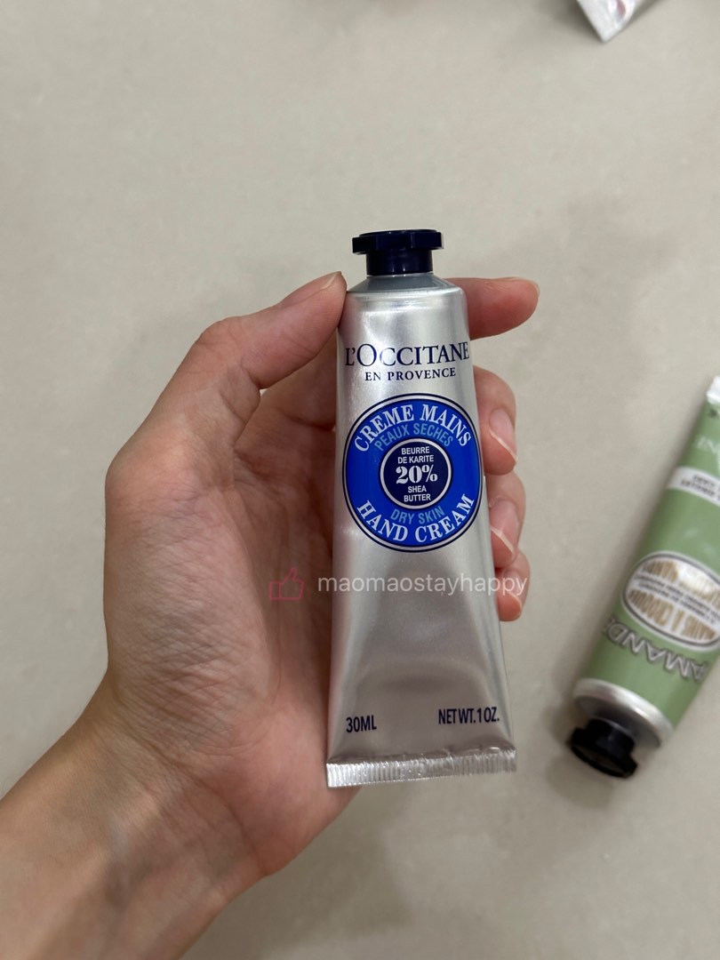 100%NEW】L'Occitane Shea Butter Hand Cream 30ml, Beauty