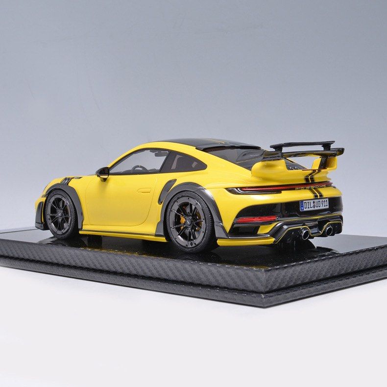 1/18 VIP Scale Models Porsche TechArt 911 Turbo S - Yellow, Red, Black,  White, Hobbies & Toys, Toys & Games on Carousell