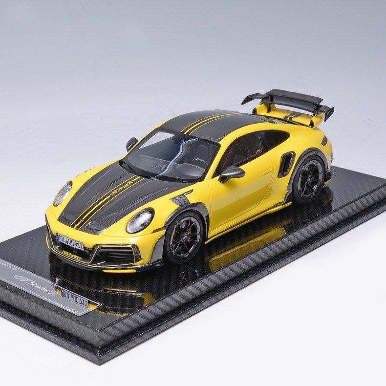 在庫一掃セール売れ筋ランキング 1/18 Yellow - S Turbo 911 TechArt Porsche Models Scale VIP ミニカー