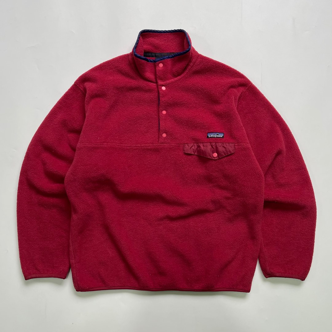 Patagonia synchilla deals oxide red