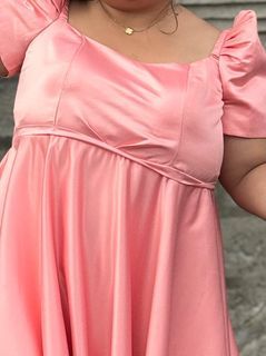 PRICE REDUCED! 2xl to 3xl plus size Filipiniana style pink bridesmaid dress