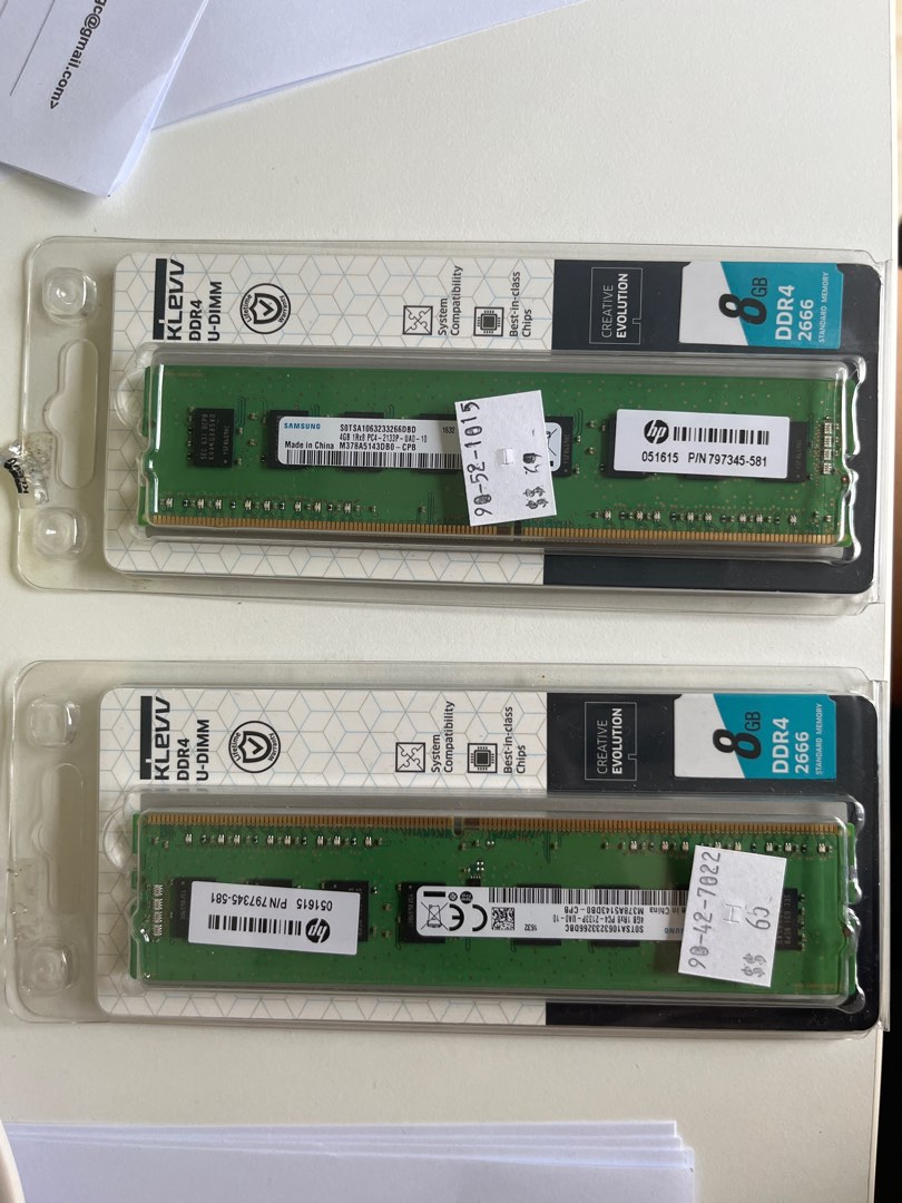 8GB DDR4 RAM HP Computers Tech Parts Accessories Computer